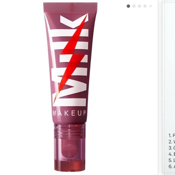 NIB 25.00 
MILK MAKEUP 
Electric Glossy Lip Plumper - Picture 1 of 3